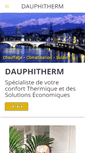 Mobile Screenshot of dauphitherm.com